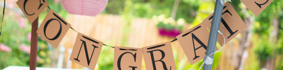 Personalized Congratulation Gift Candles